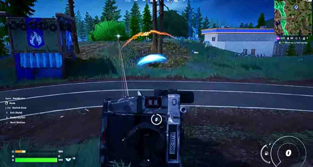 Honk a car horn within 10 meters of an enemy player Fortnite 