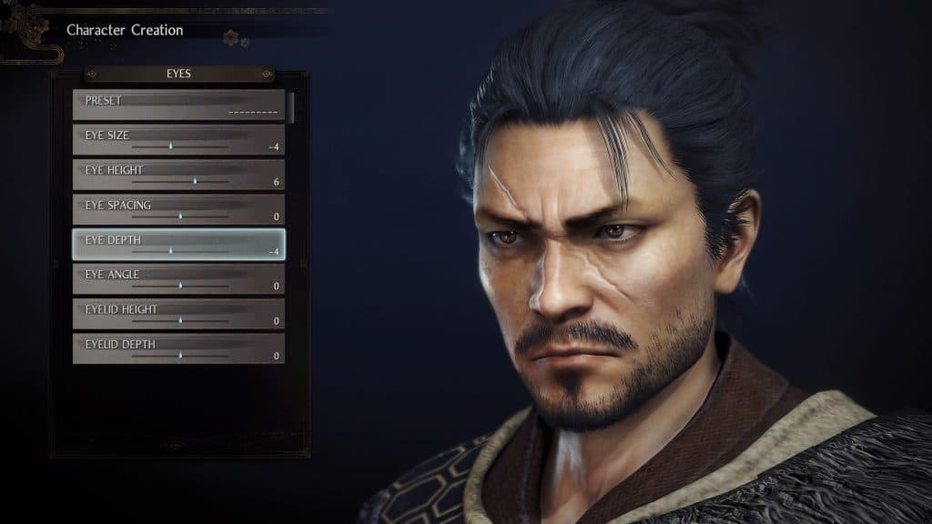 Rise of the Ronin character creation