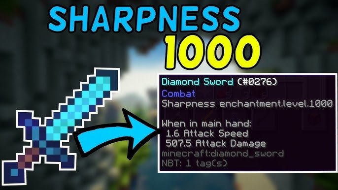 How to Obtain Sharpness 255 in Minecraft